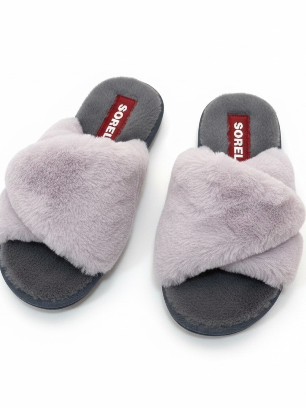 Sorel Women's Plush Cross-Band Slide